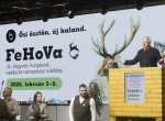 Budapest, 2026. február 5. Semjén Zsolt miniszterelnök-helyettes, az Országos Magyar Vadászati Védegylet elnöke beszédet mond a 32. FeHoVa Fegyver, horgászat, vadászat nemzetközi kiállítás megnyitóján a budapesti Hungexpón 2026. február 5-én. A február 8-ig nyitva tartó rendezvényen 13 országból 200 kiállító mutatja be termékeit. MTI/Kocsis Zoltán